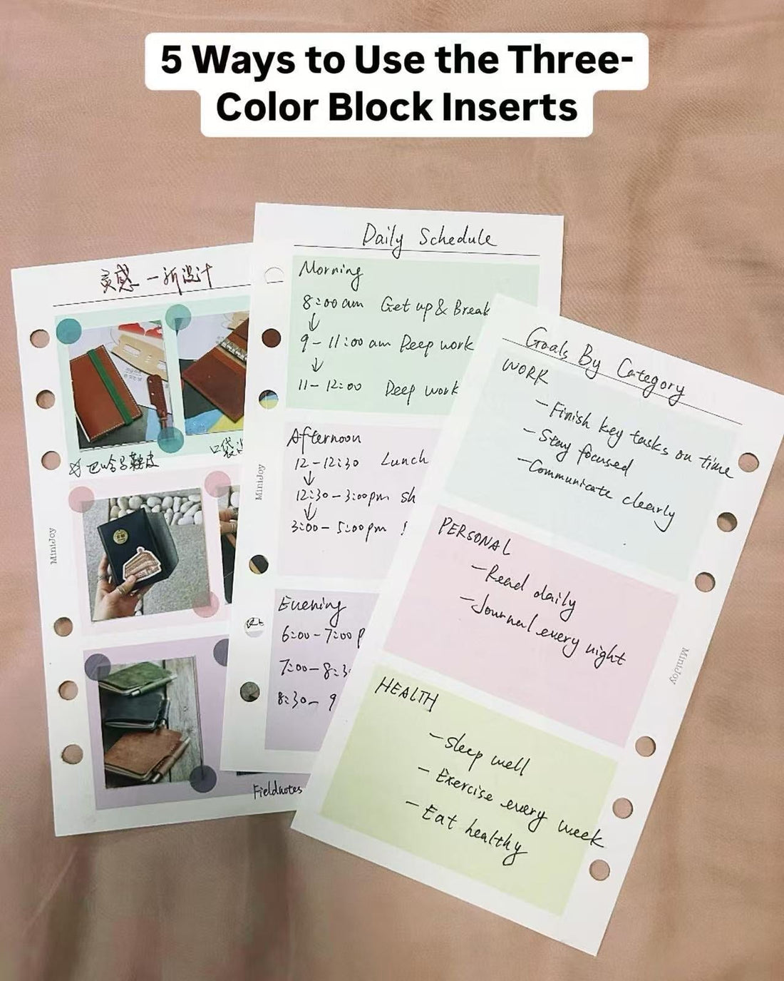 5 Creative Ways to Use Tri-Color Ring Binder Refills for Better Organization