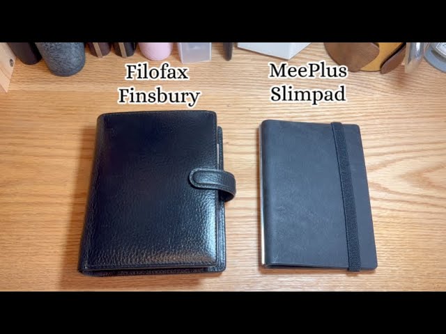 Filofax Alternative for Everyday Carry: MeePlus SlimPad vs. Filofax Finsbury Leather Binders
