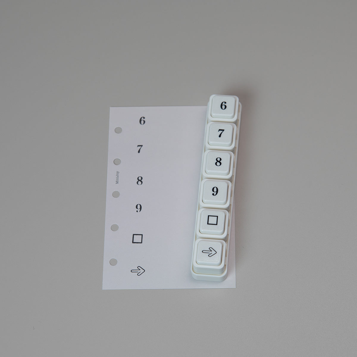 Pochitto 6 Push Button Stamp Set