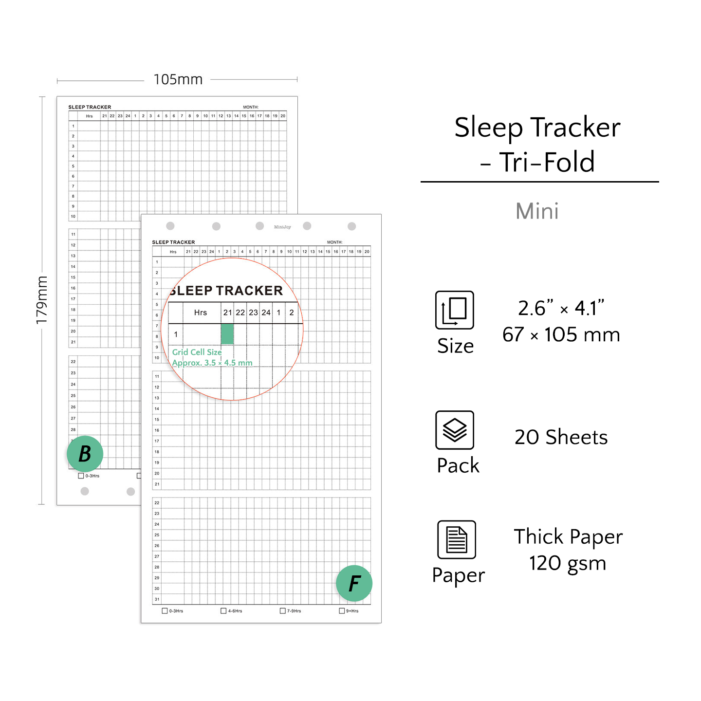 Mini Refills | Logs & Trackers