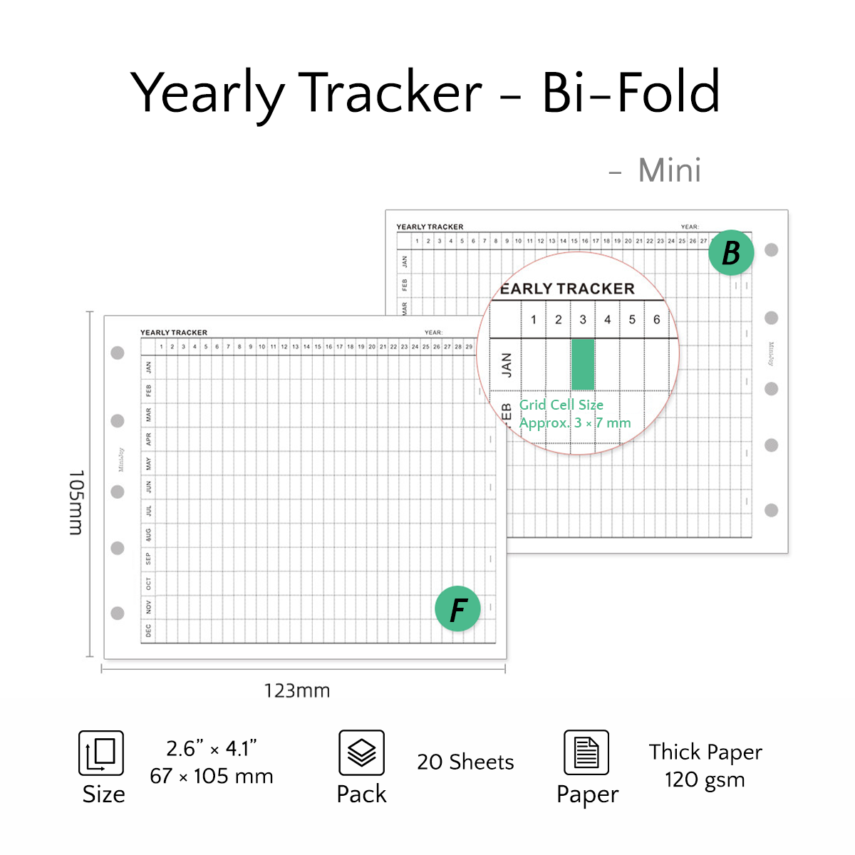 Mini Refills | Logs & Trackers