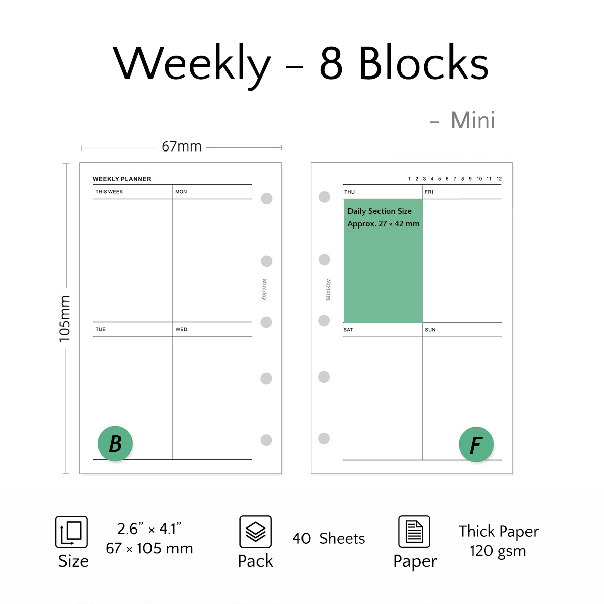 Mini Refills | Weekly