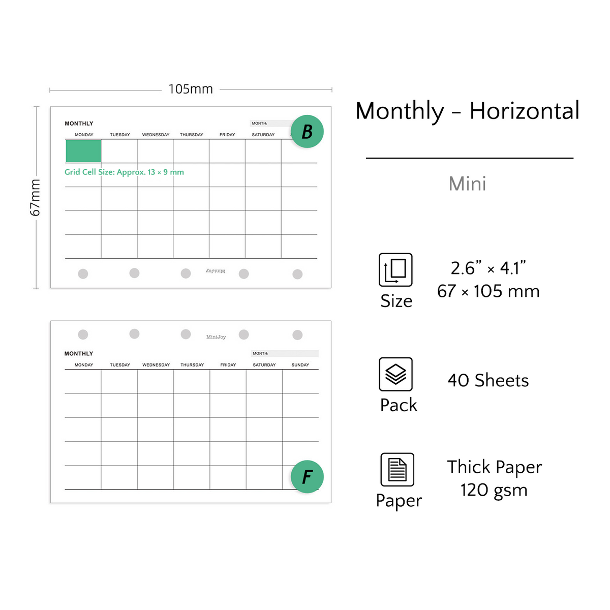 Mini Refills | Monthly