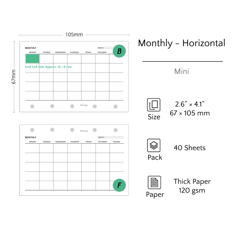 Mini Refills | Monthly