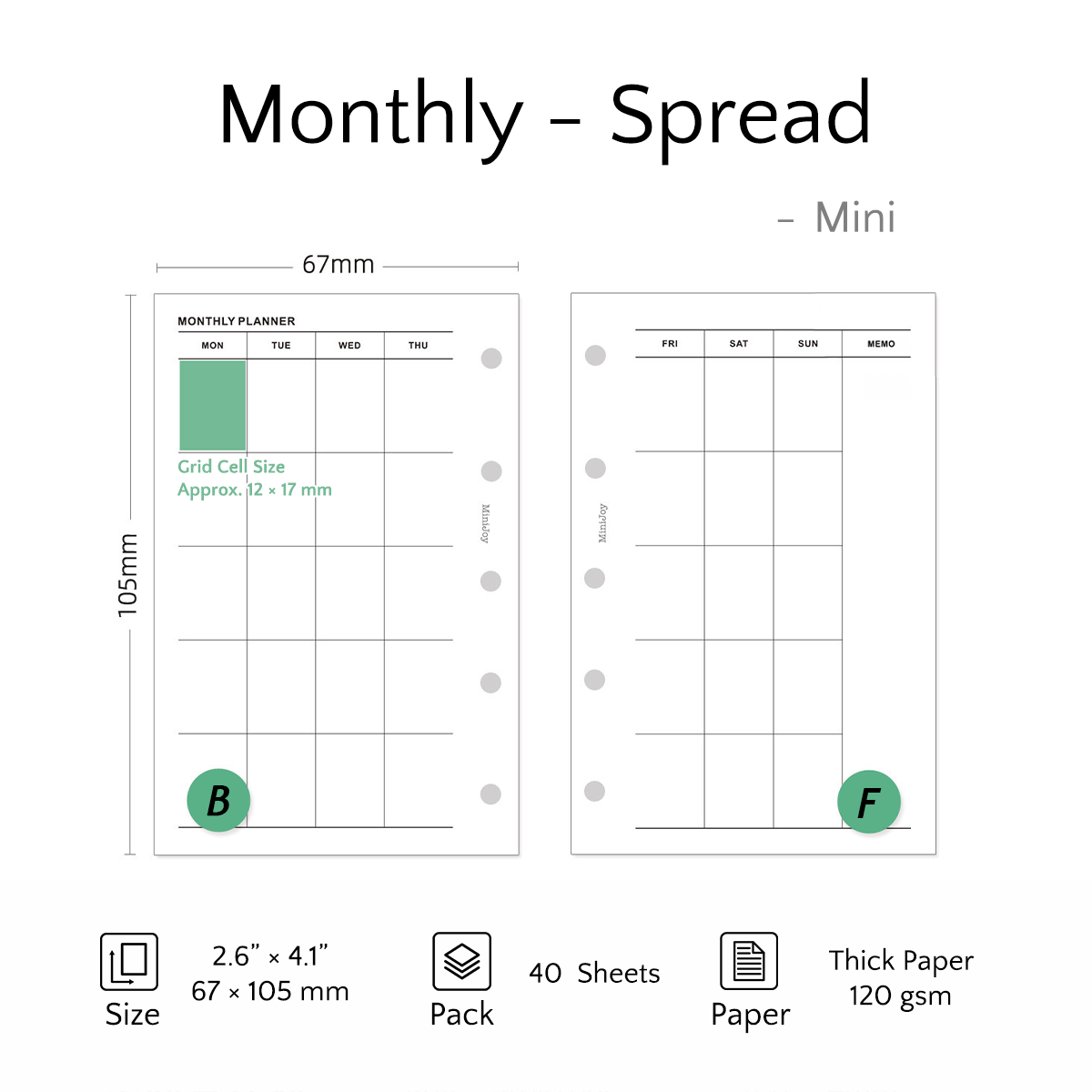 Mini Refills | Monthly