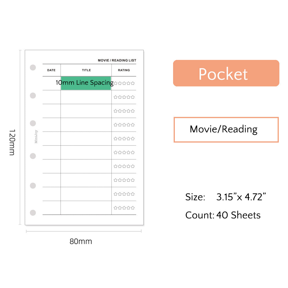 Pocket Refills | Basic