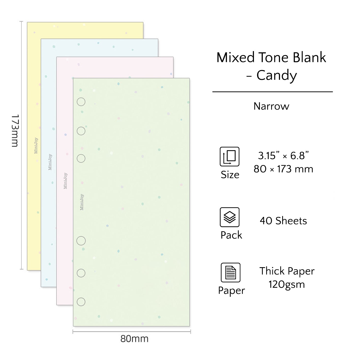 Narrow Refills | Thick