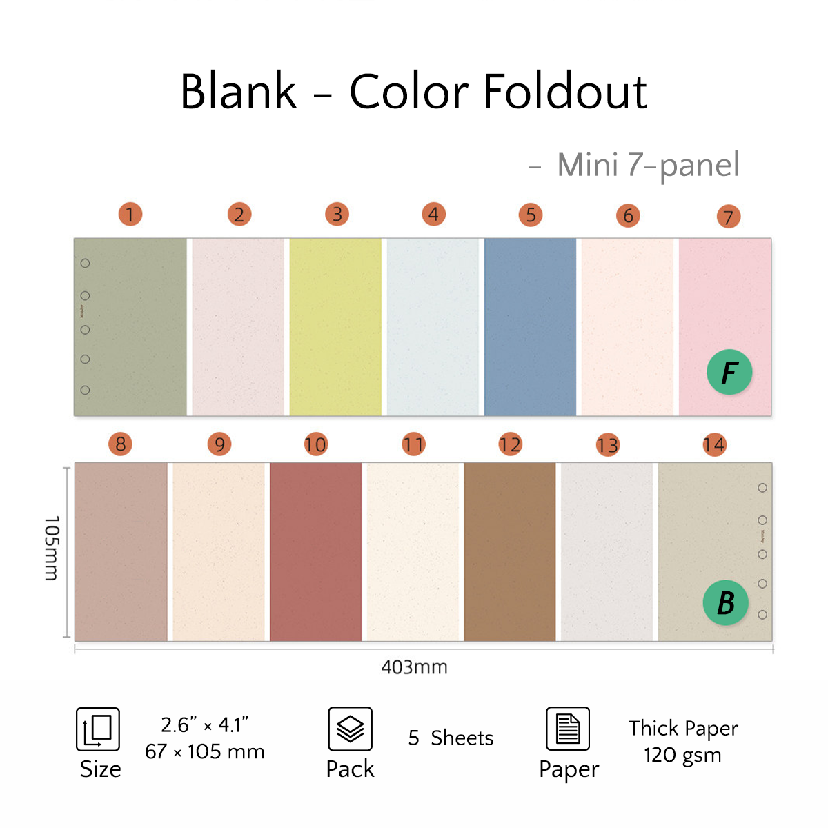 Mini Refills | Colorful
