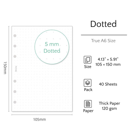 True A6 Refills | Thick