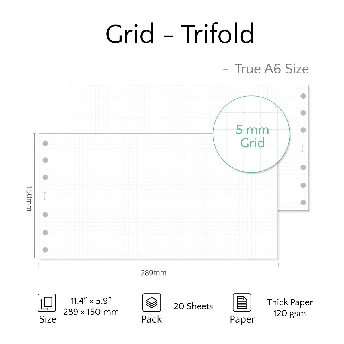 True A6 Refills | Thick