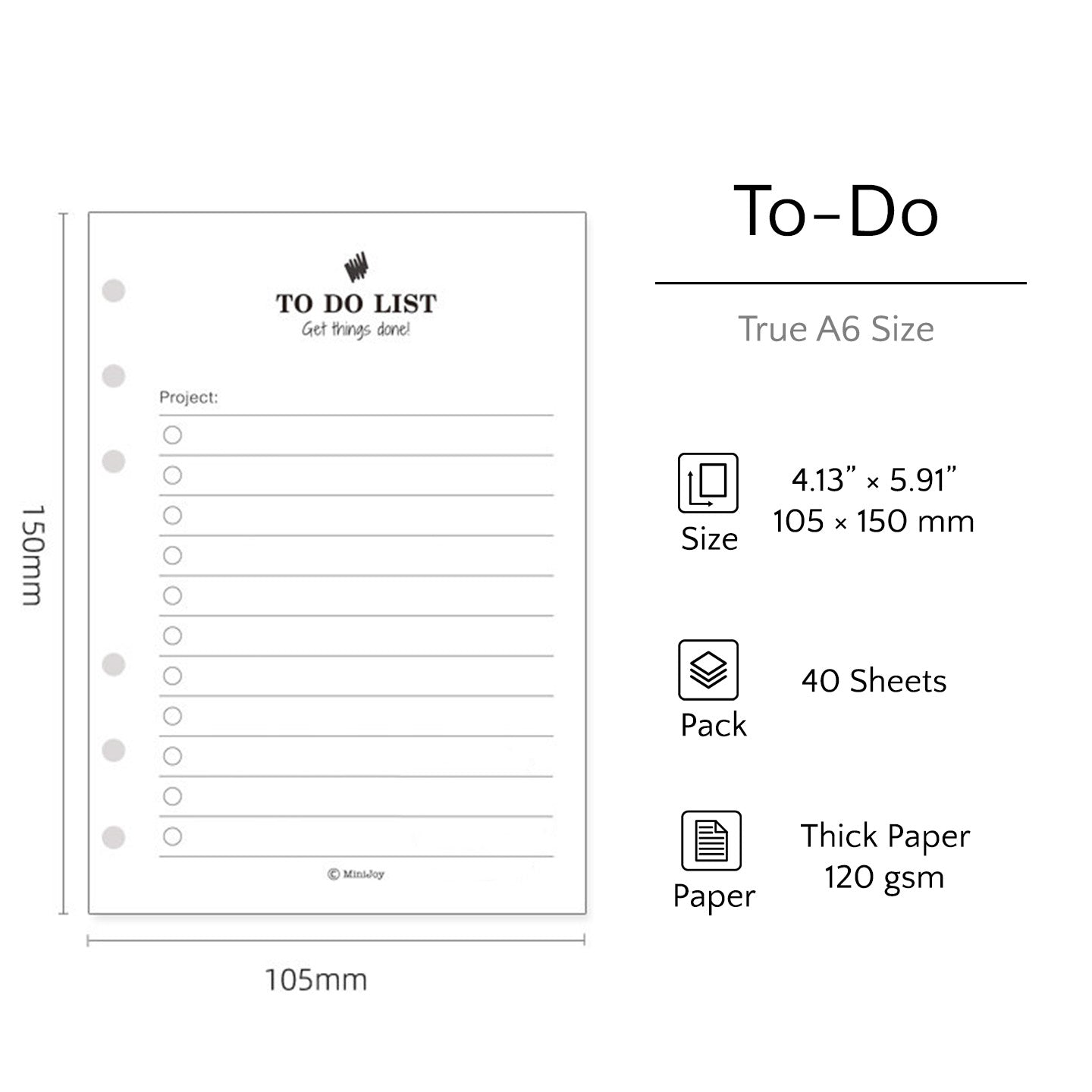 True A6 Refills | Thick
