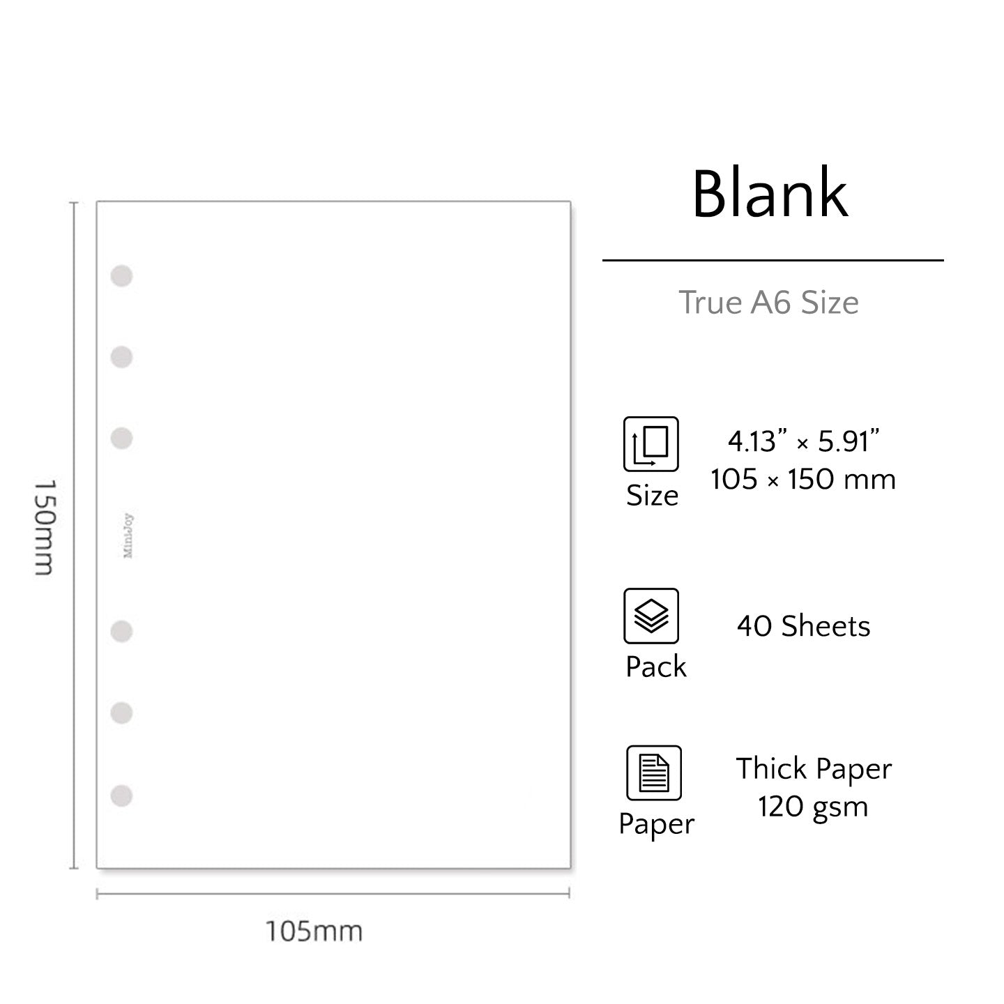 True A6 Refills | Thick