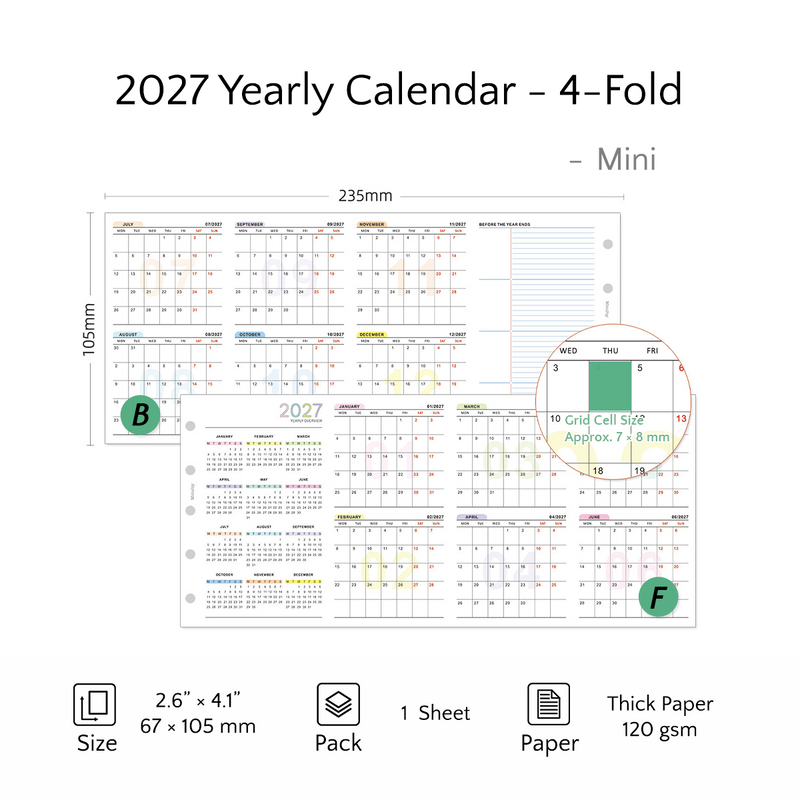 Mini Refills | Yearly