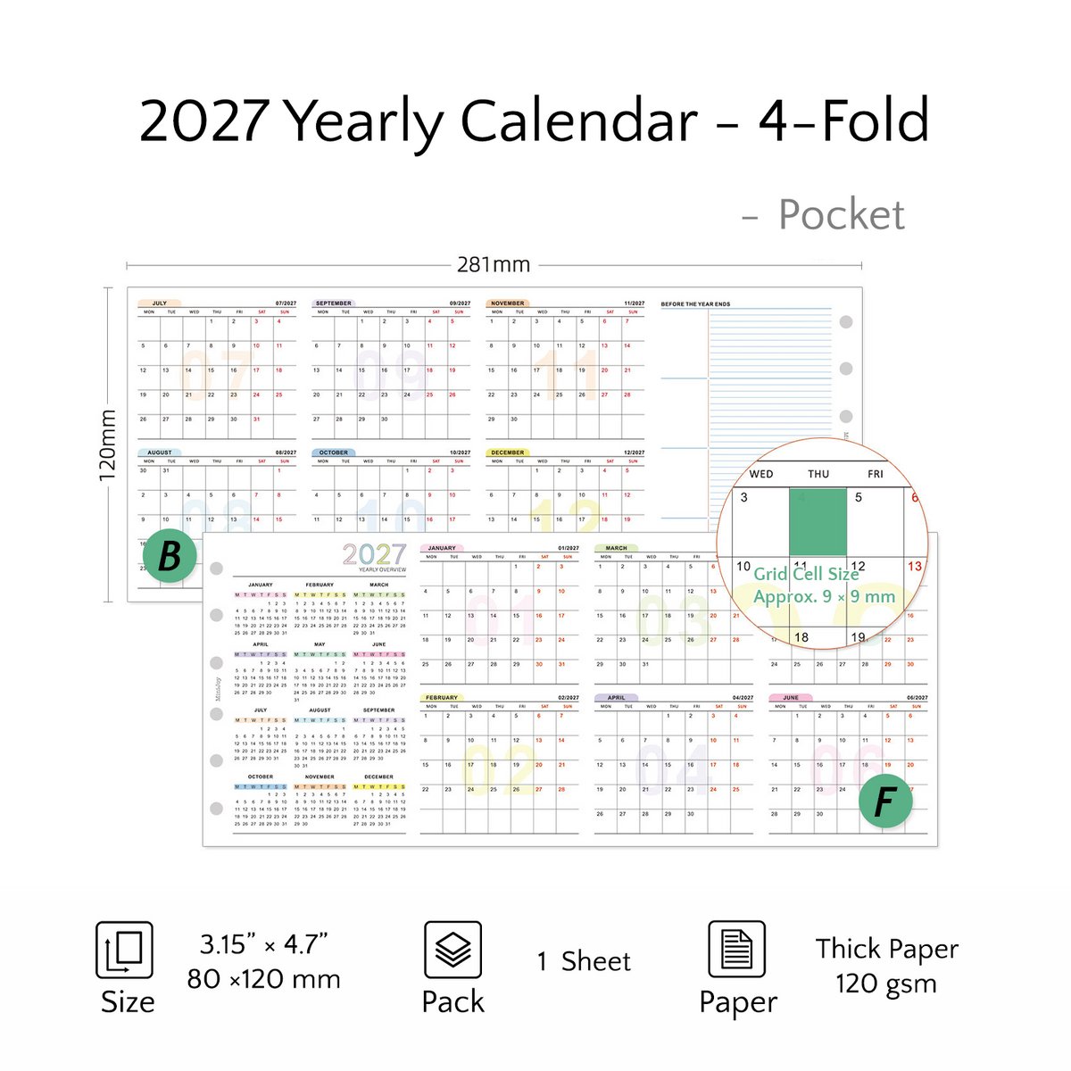 Pocket Refills | Yearly