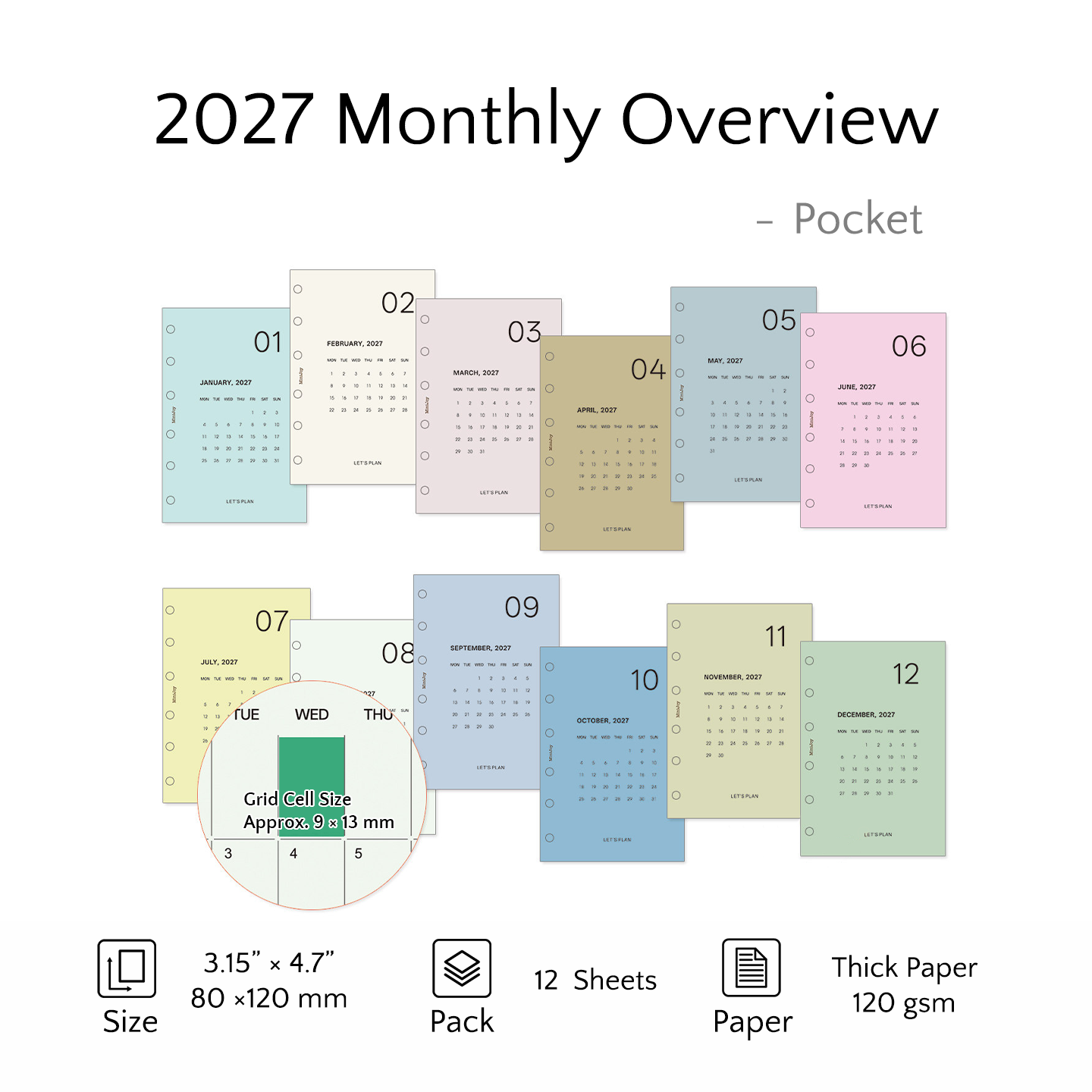 Pocket Refills | Yearly