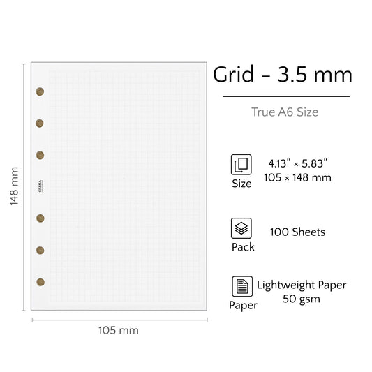 True A6 Refills | Lightweight