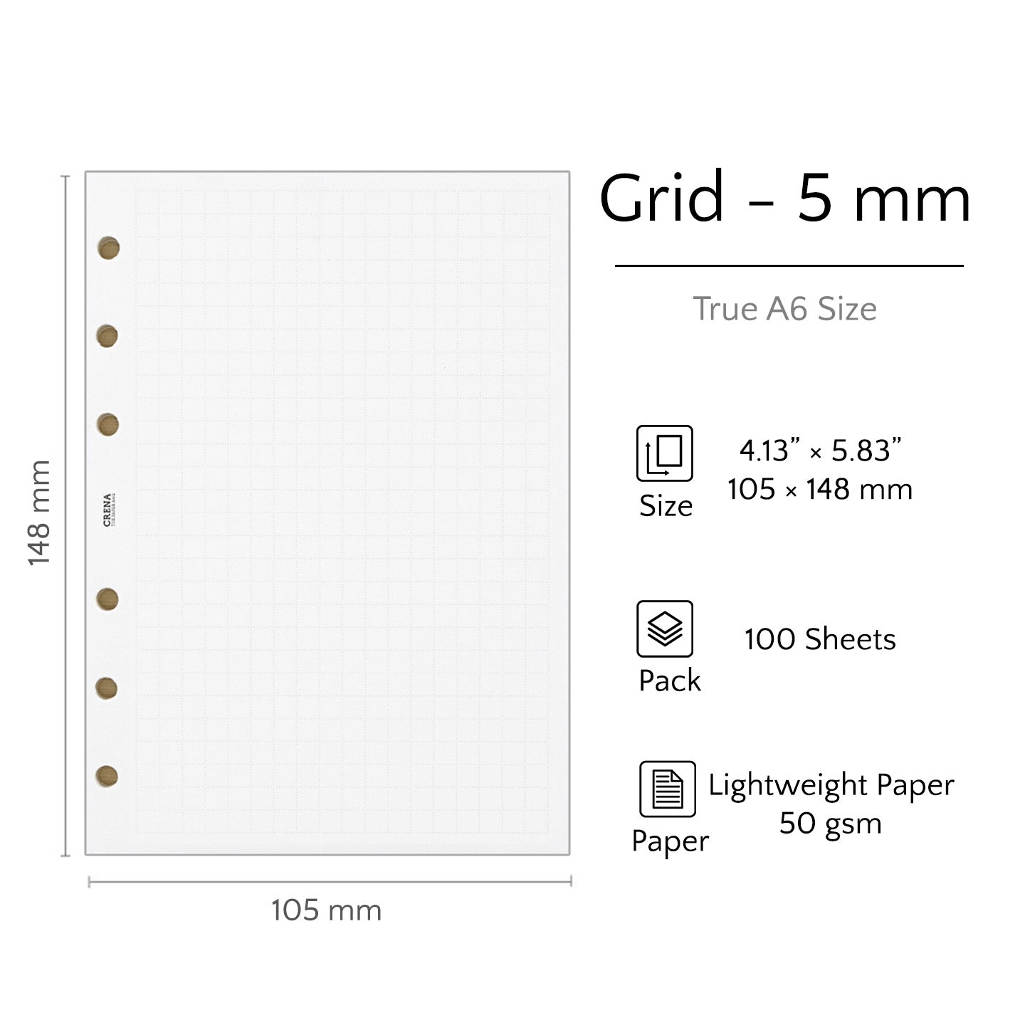 True A6 Refills | Lightweight