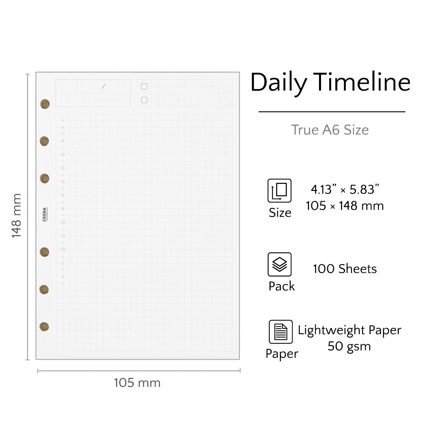 True A6 Refills | Lightweight