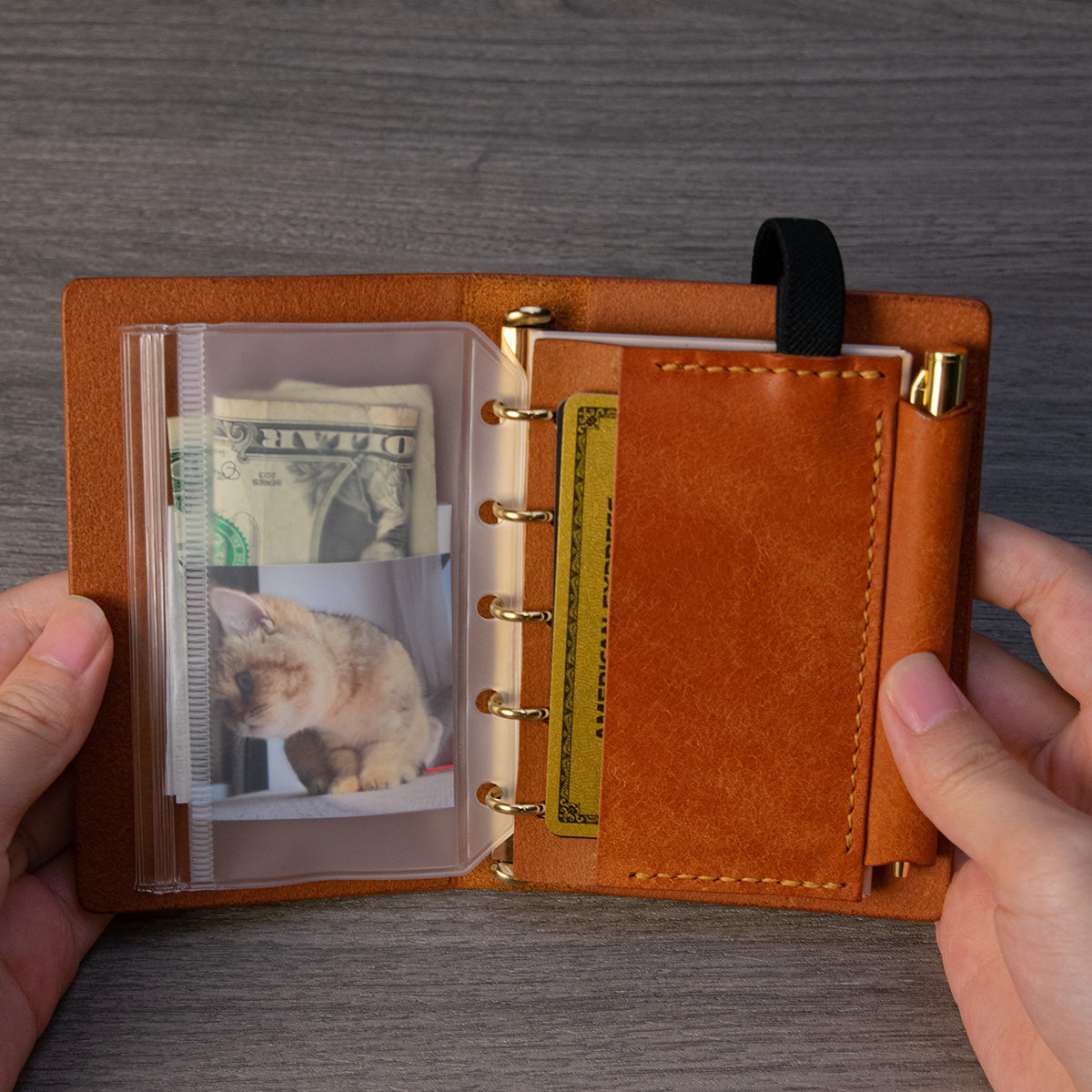 Leather Journal Planner Cover Pueblo Krause Rings MeePlus leather-journal-planner-cover-pueblo-krause-rings-meeplus