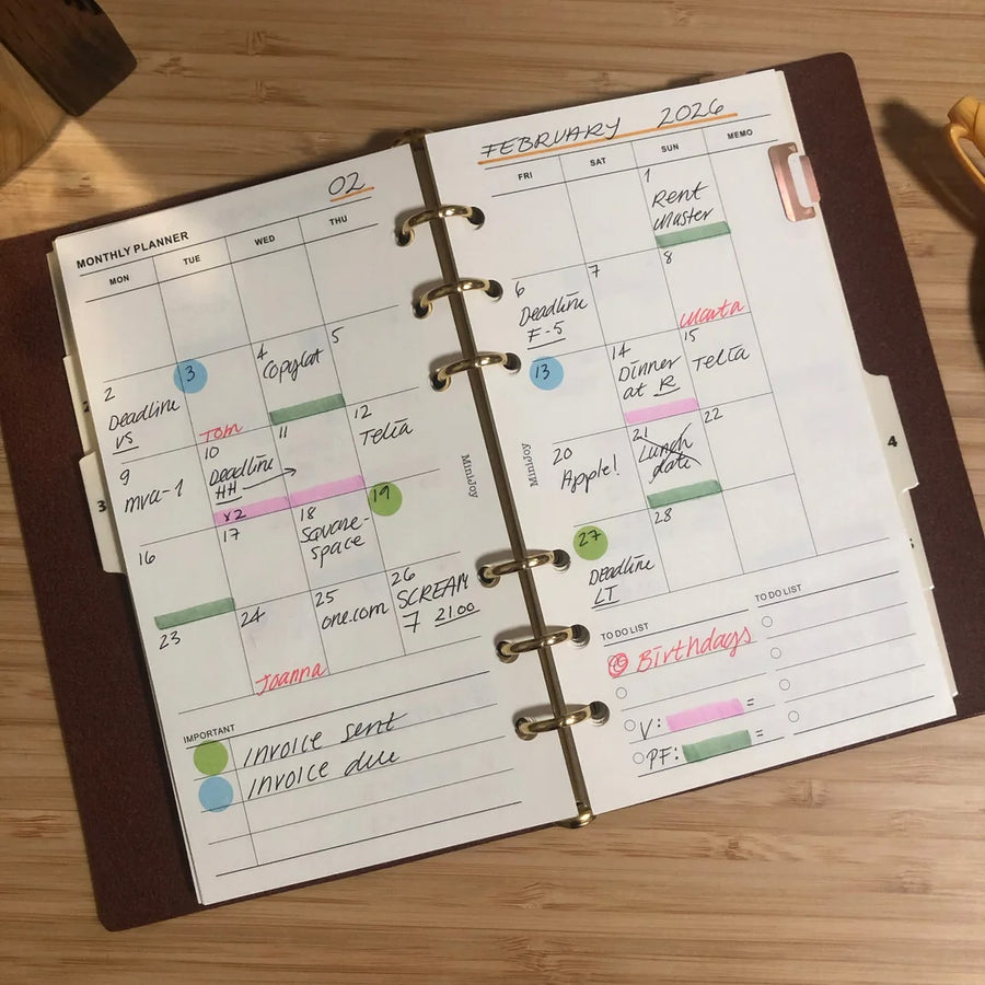 Monthly Planning