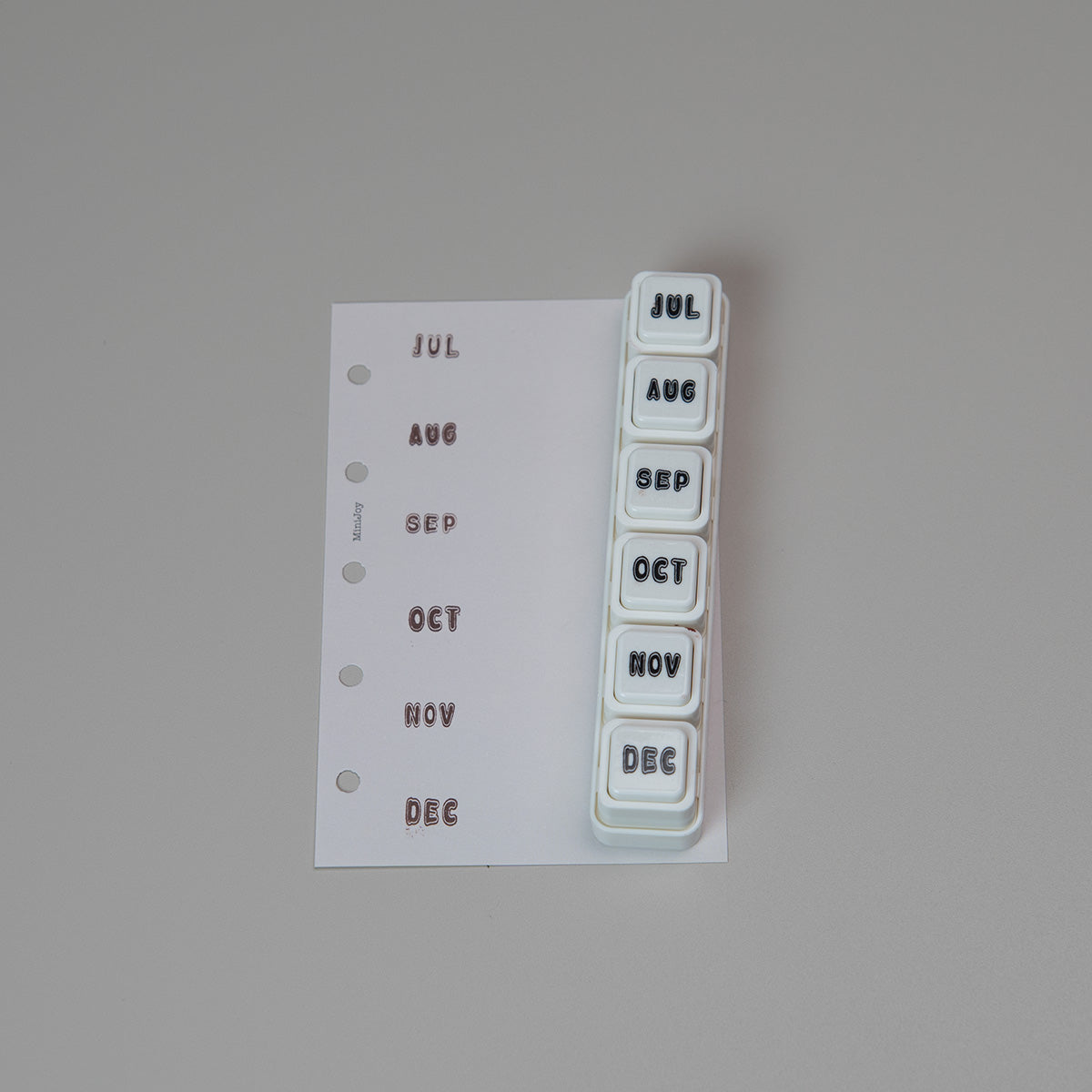 Pochitto 6 Push Button Stamp Set