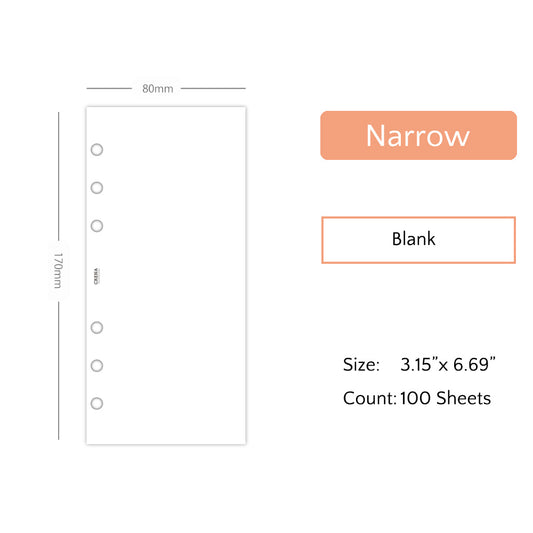 Narrow Refills | Lightweight