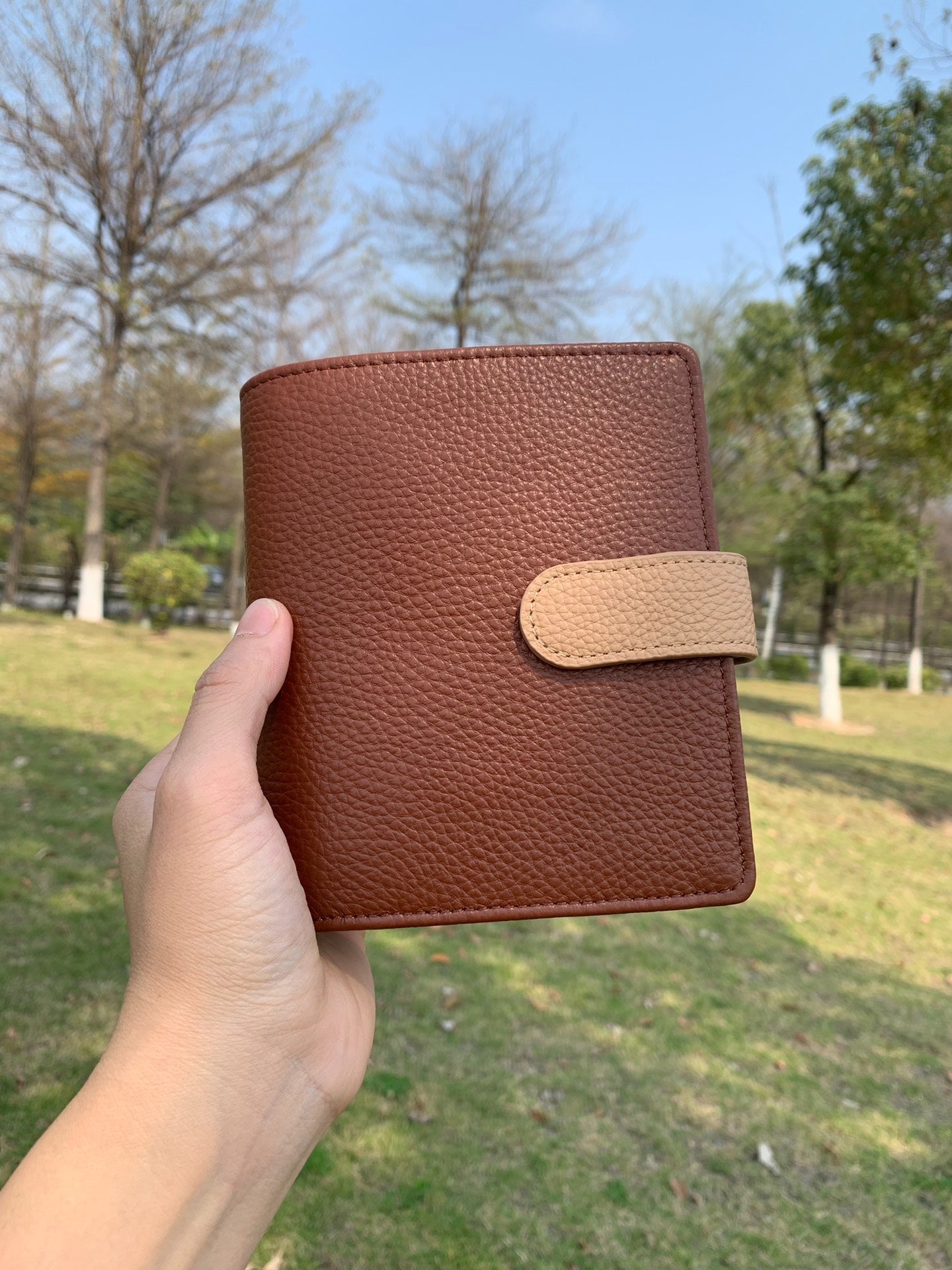 Leather Journal Planner Cover | Pocket/A7 | Caramel&Chai