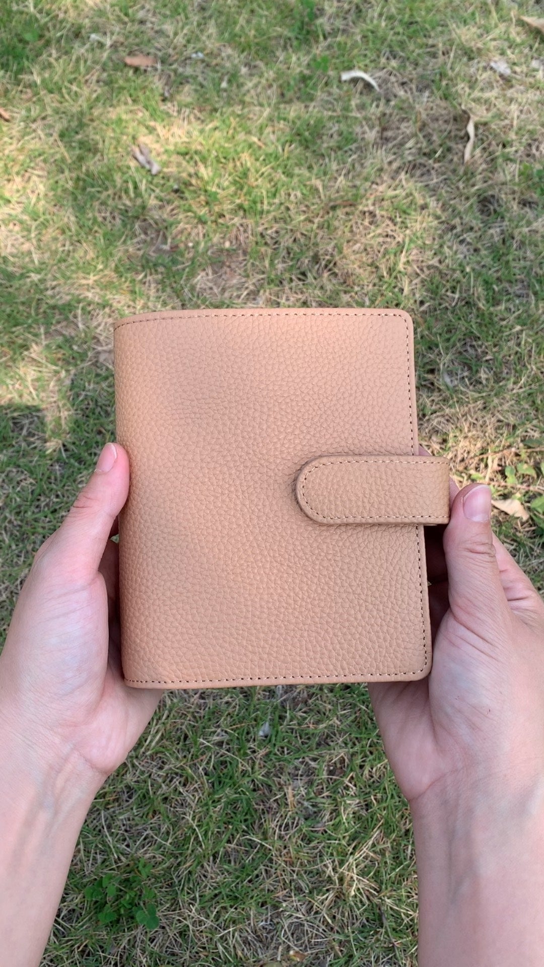 Leather Journal Planner Cover | Pocket/A7 | Chai