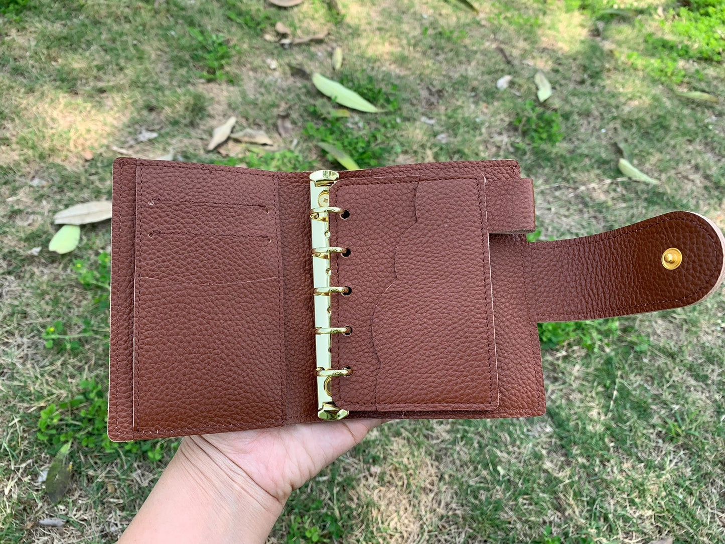 Leather Journal Planner Cover | Mini/A8 | Caramel