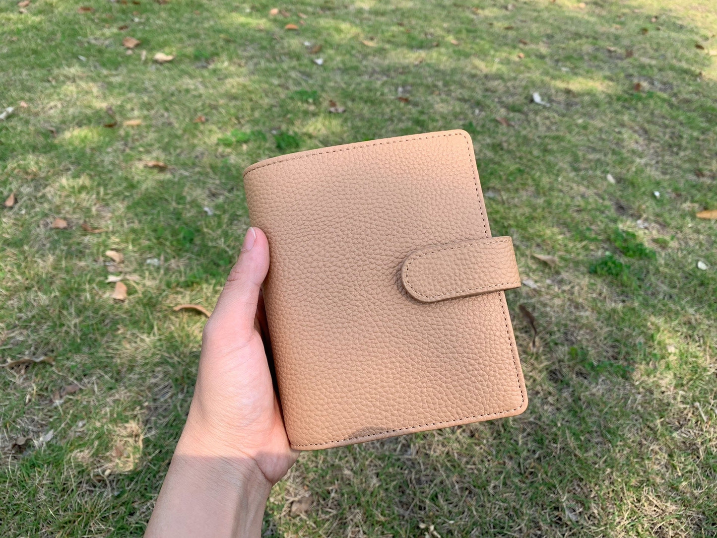 Leather Journal Planner Cover | Pocket/A7 | Chai