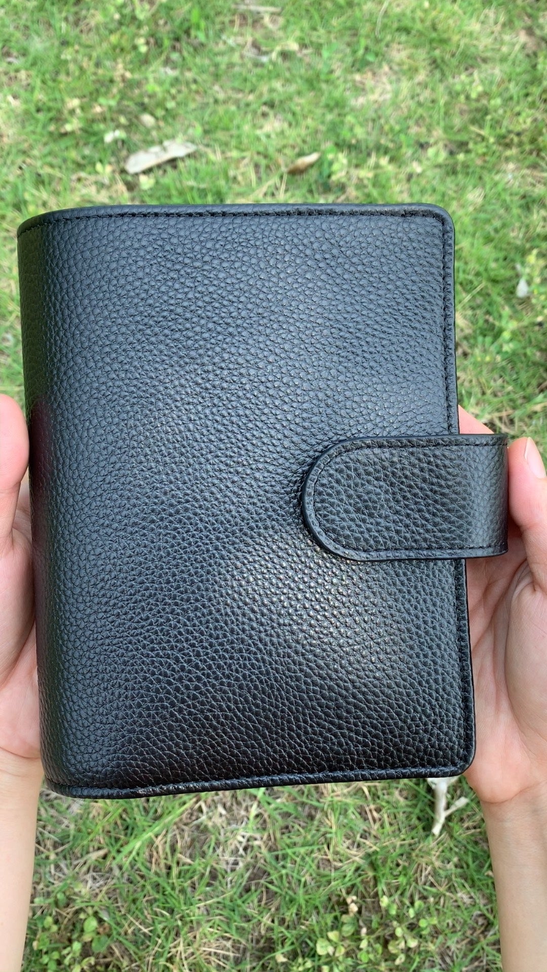 Leather Journal Planner Cover | Personal/A6 | Black