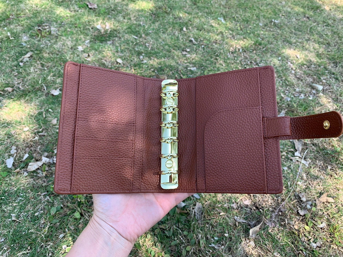 Leather Journal Planner Cover | Pocket/A7 | Caramel