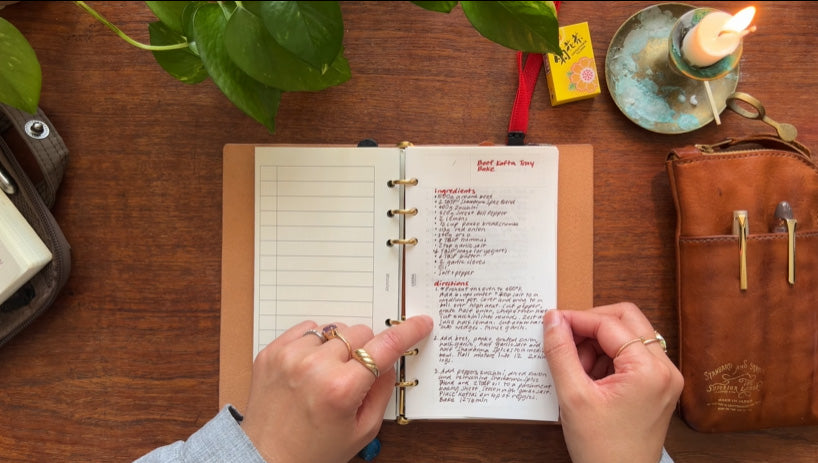 Recipe Page Layout