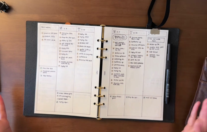Work Planner (Mon–Fri)