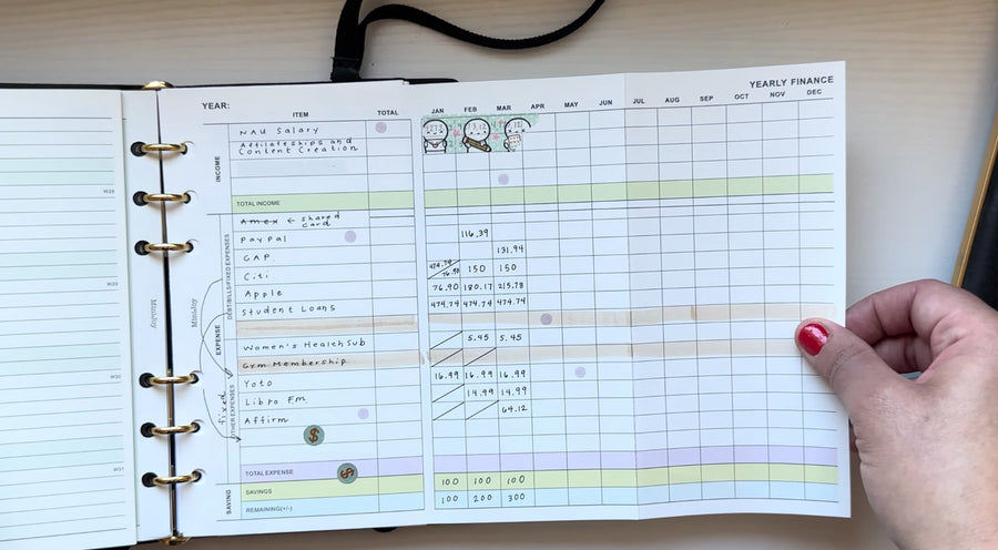 Yearly Finance Overview