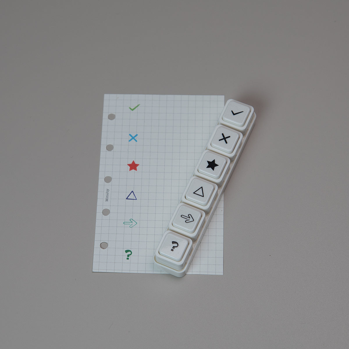 Pochitto 6 Push Button Stamp Set