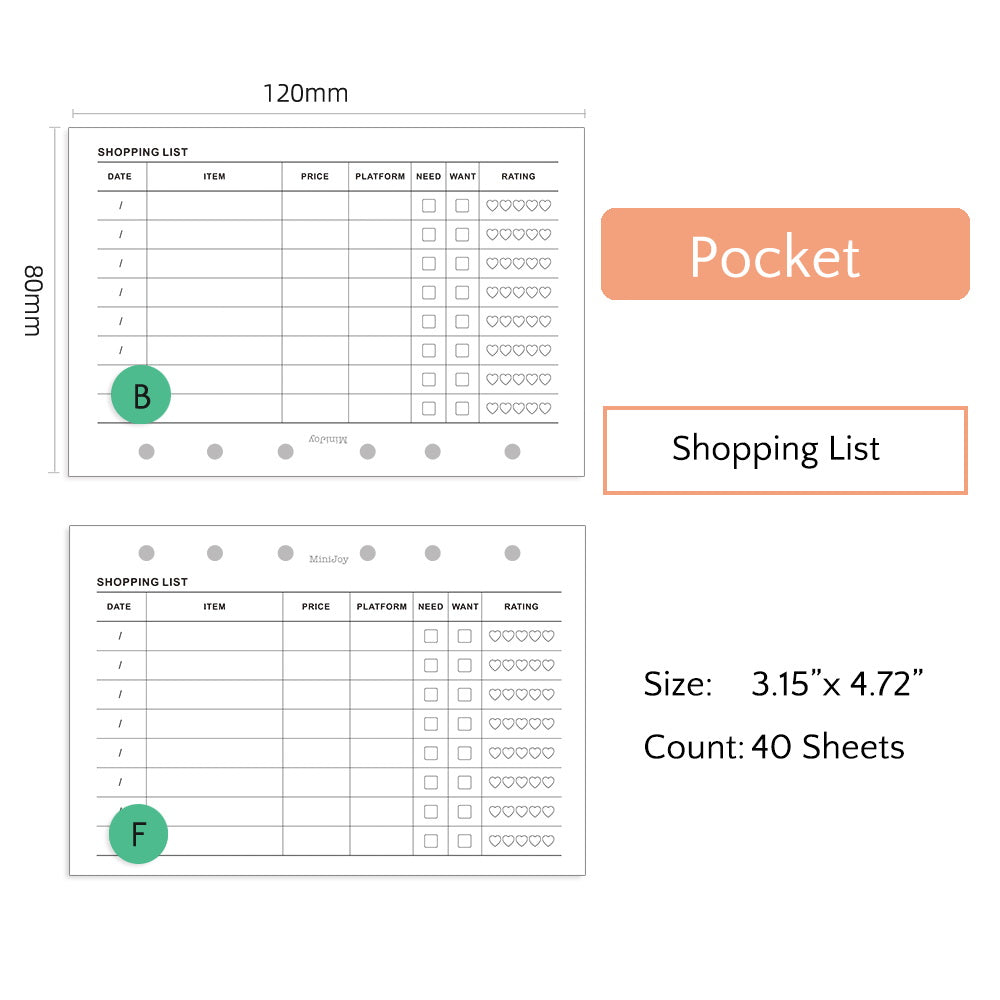 Pocket Refills | Basic
