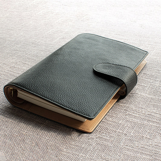 A5/A6/A7 Leather Journal Planner Cover | Color Customizable