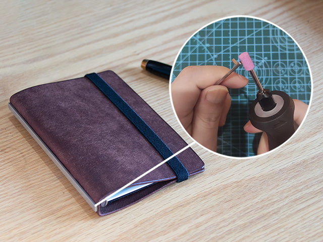 Leather Journal Planner Cover | Fog Wax | Krause Rings