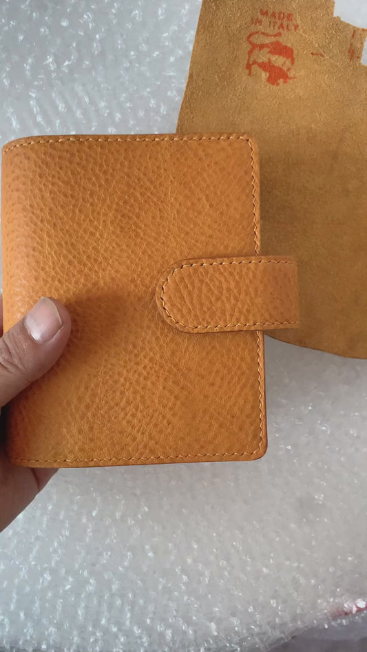 Leather Journal Planner Cover | Minerva Box | Pocket/A7 | Orange