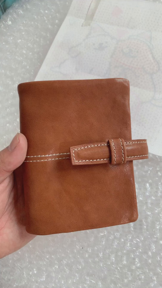 A6/A7/A8 Leather Journal Planner Cover | Sheepskin