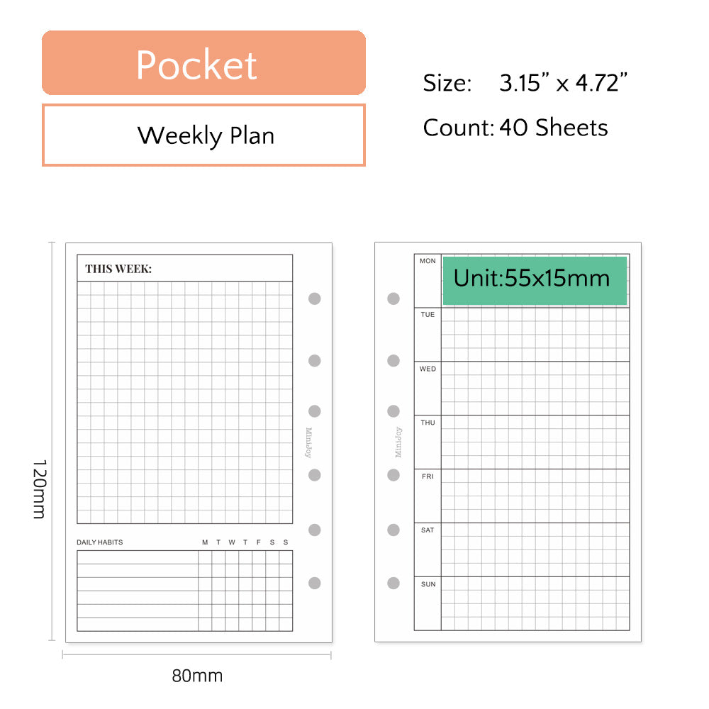 Pocket Refills | Weekly