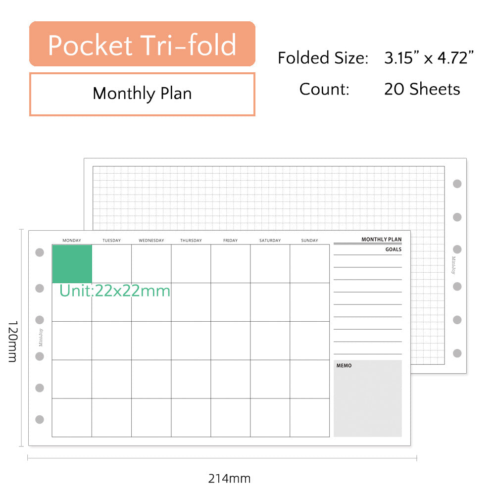 Pocket Refills | Monthly