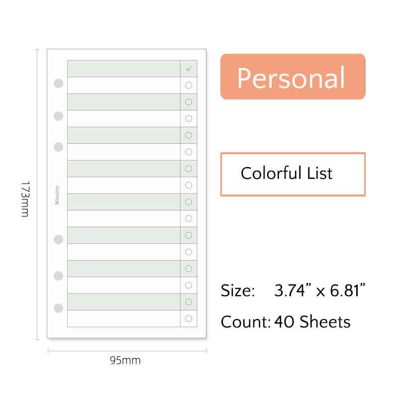 Personal Refills | Colorful