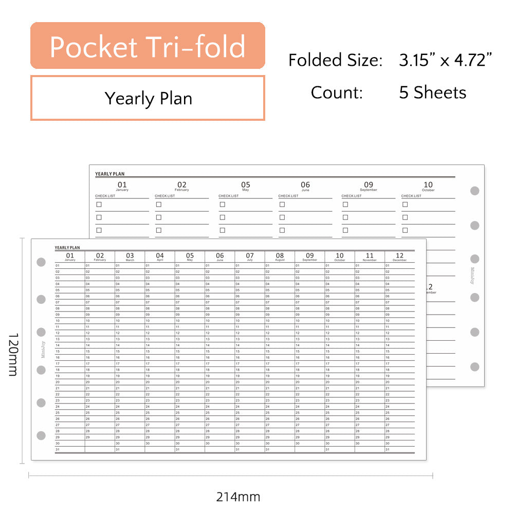 Pocket Refills | Yearly