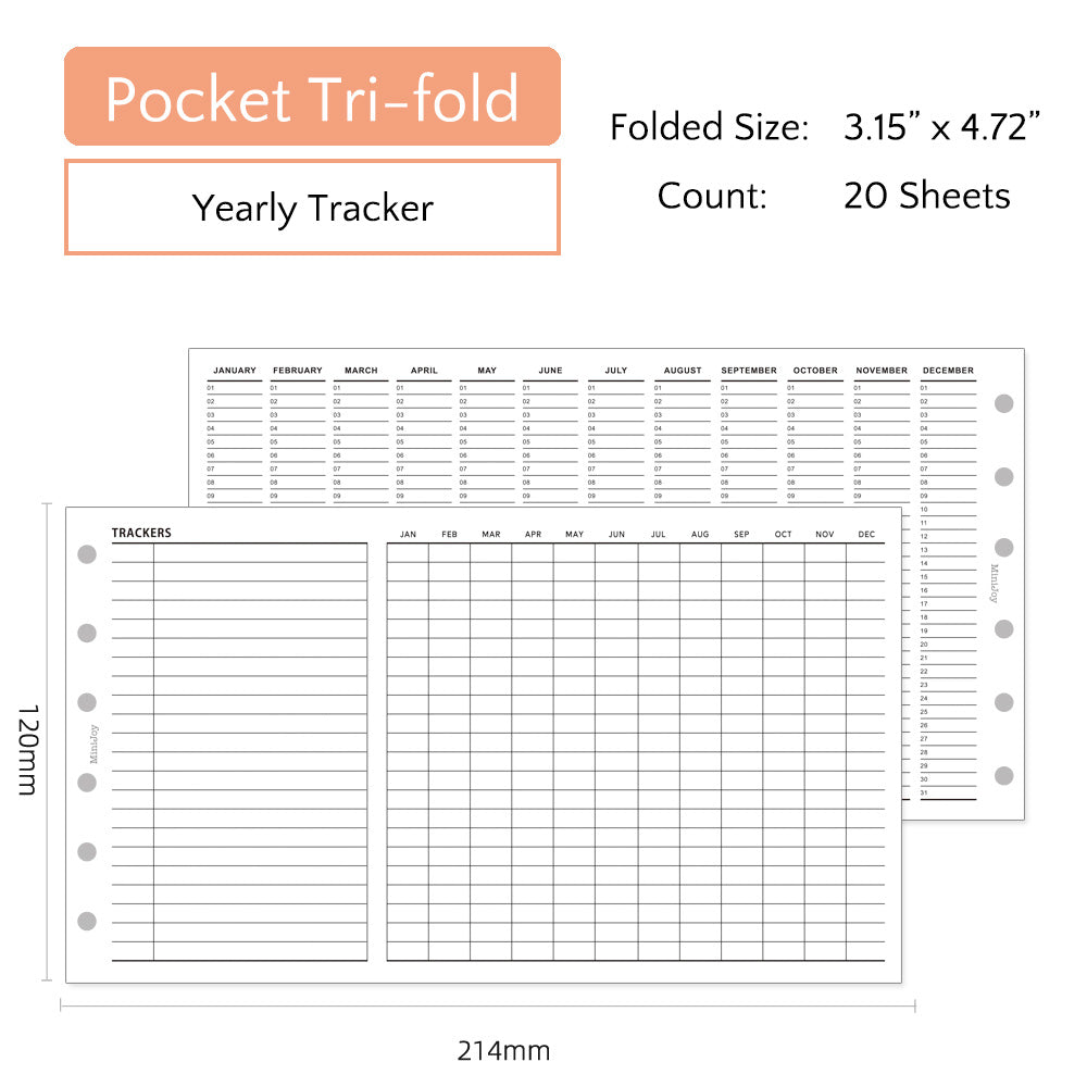 Pocket Refills | Yearly