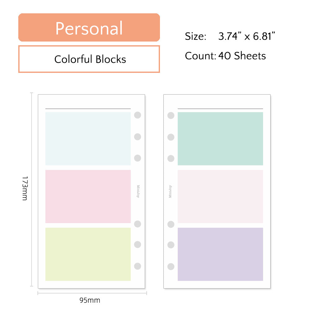 Personal Refills | Colorful