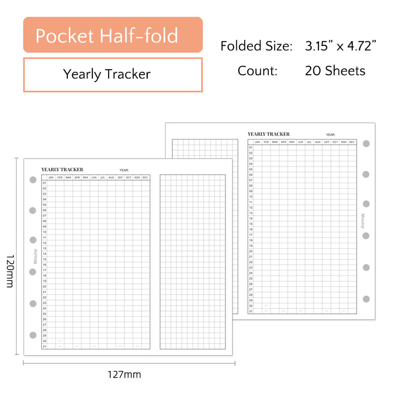 Pocket Refills | Yearly