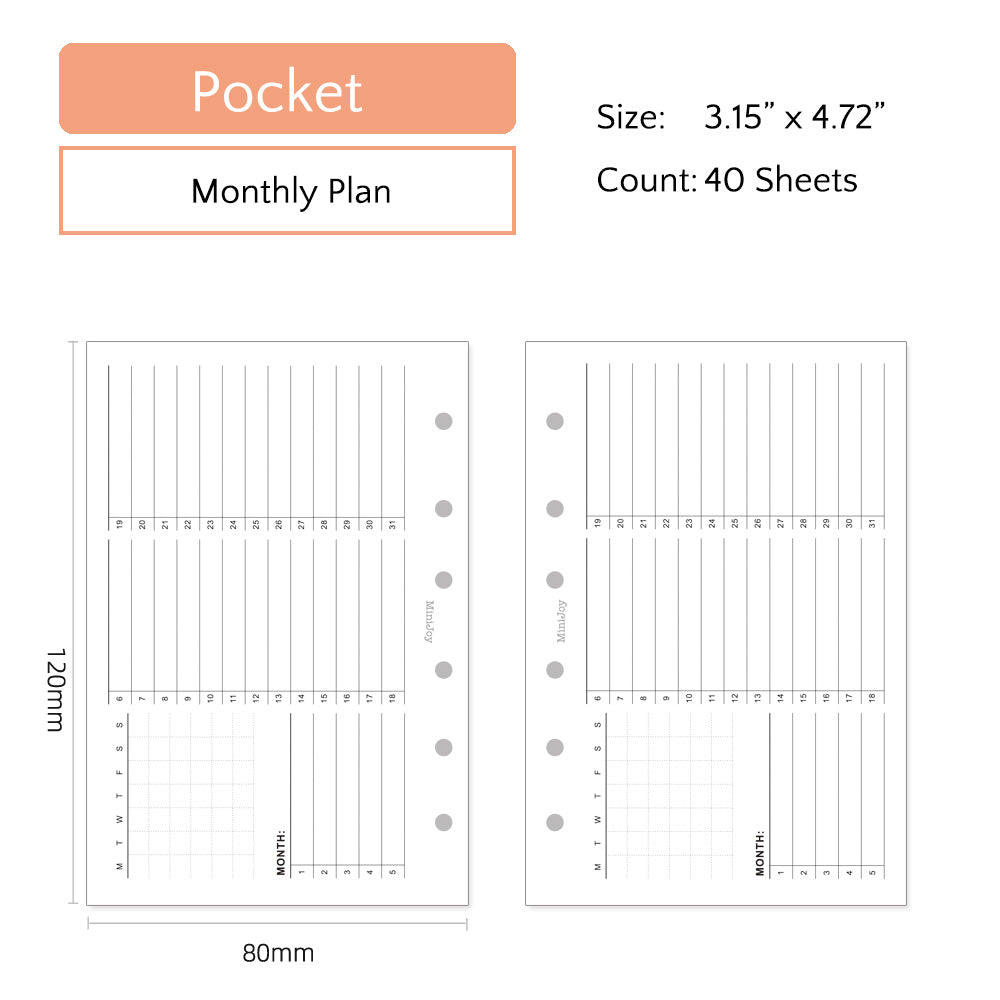 Pocket Refills | Monthly