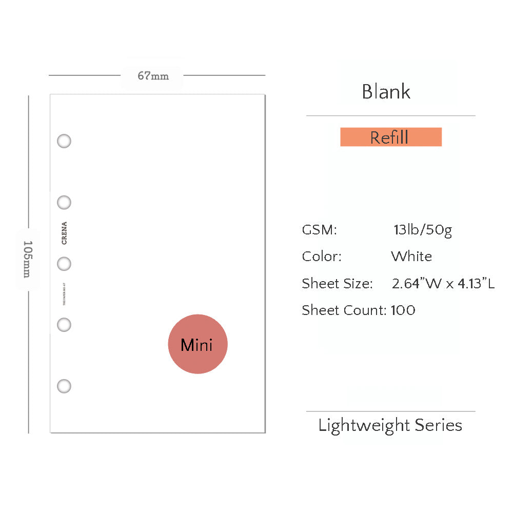 Mini Refills | Lightweight